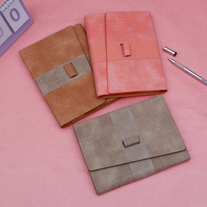 Impreso personalizado de cuero auténtico gris marrón Rosa 3 Tema 80 páginas Africana cuaderno de tapa dura con pluma y espiral - Product Image 5
