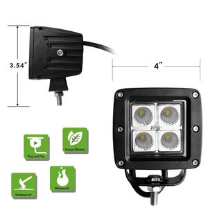 <strong>12V</strong> 24V Truck <strong>Led</strong> Working Light Yellow 3inchs <strong>12W</strong> <strong>Led</strong> Work Light <strong>Led</strong> Driving With Lighting System - Product Image 2