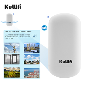2km KuWFi Long Distance Wireless Bridge 5.8G 450Mbps Waterproof Point to Point Outdoor Cpe for Wifi Extender - Product Image 3