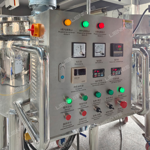 Factory <strong>Customized</strong> Homogenizer <strong>Mixer</strong> 300L Liquid Soap Shampoo <strong>Mixer</strong> Machine Liquid Shower Gel Making Machine Set - Product Image 3