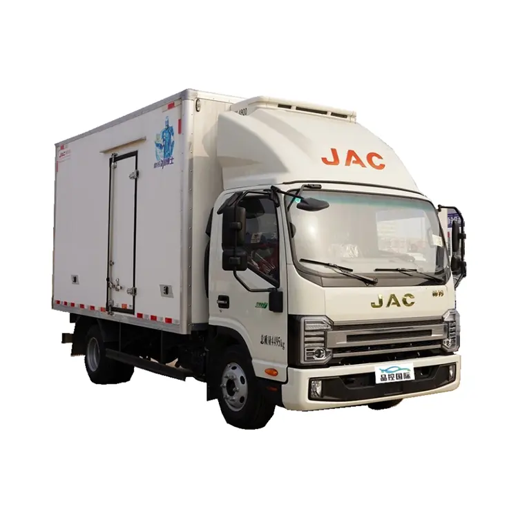 JAC Shuairui S7 Ice Doctor 160hp 4X2 4.015M camión de comida refrigerada de una hilera JAC