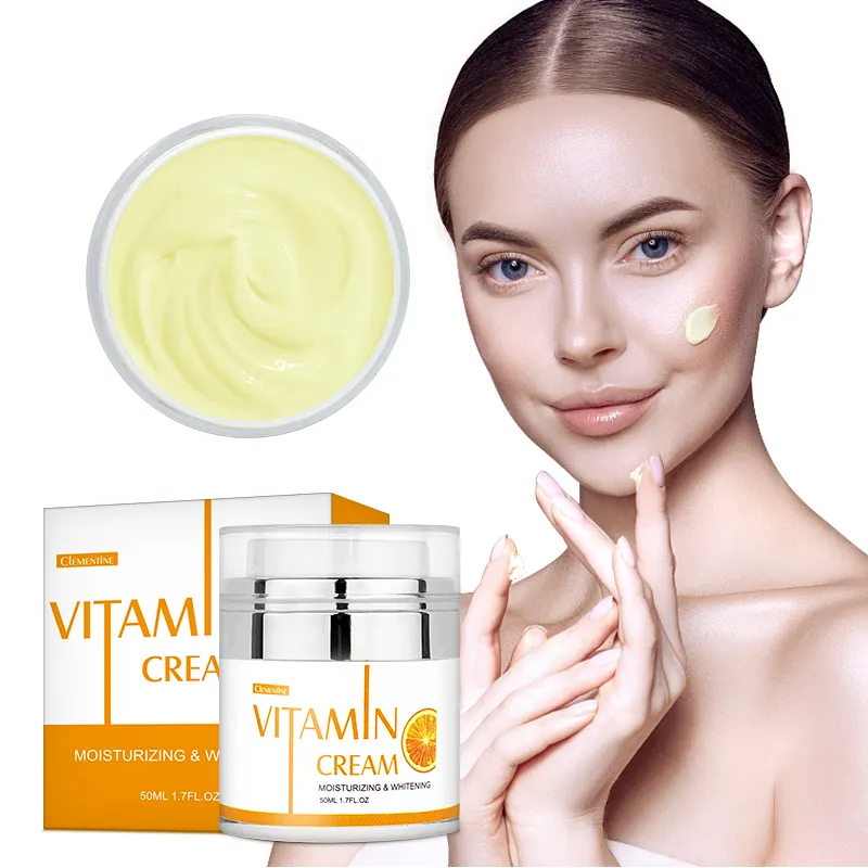 Crème hydratante pour le visage à base d'acide hyaluronique, réparation naturelle, essence hydratante, vitamine c e, crème de jour et de nuit pour le visage