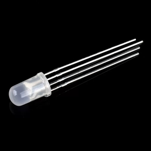 5mmRGBLEDコモンカソード4ピンラウンド拡散LEDダイオード赤緑青RGBLED - Product Image 3