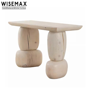 WISEMAX现代乡村复古入口桌窄木桌控制台客厅入口走廊装饰控制台桌 - Product Image 6