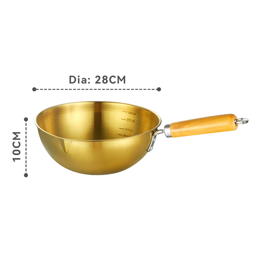 28CM Gold Color