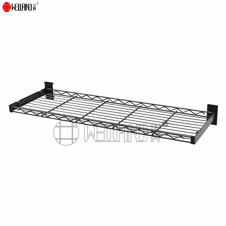 Fábrica Atacado Produção Multifuncional Single Layer Wall Mounted Wire Rack Cozinha Acessórios