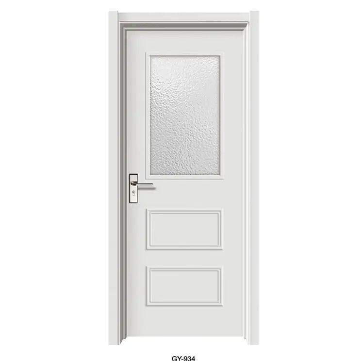 Porte per la casa con nucleo cavo porta interna Primer bianco vernice a oscillazione singola colori superficie stile classico porta pittura