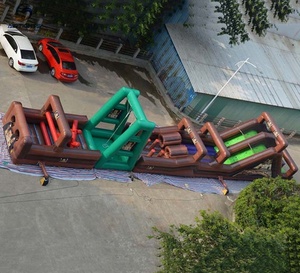 Fun and Safe Inflatable Structures Commercial Inflatable <strong>Toys</strong> Big Obstacle Course - Product Image 1