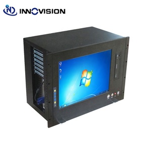 Estación de trabajo de 8U, chasis industrial con pantalla, estante personalizado, ordenador todo en uno - Product Image 2