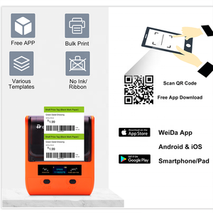 Thả Vận Chuyển Kích Nổ DP30S Máy In Nhãn Mã Vạch Xách Tay 30-80Mm Giá Kệ Siêu Thị Máy In Thẻ - Product Image 3