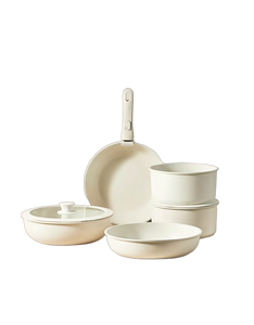 Chất lượng cao 20-mảnh đá Granite trắng đồ nấu nướng bằng đá chảo và chậu không dính lớp phủ chậu đặt cho nhà bếp nấu ăn - Product Image 5