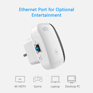 Kompakt tasarlanmış kolay kurulum N300 kablosuz tekrarlayıcı WiFi erişim noktası süper Boost WiFi aralığı genişletici - Product Image 3