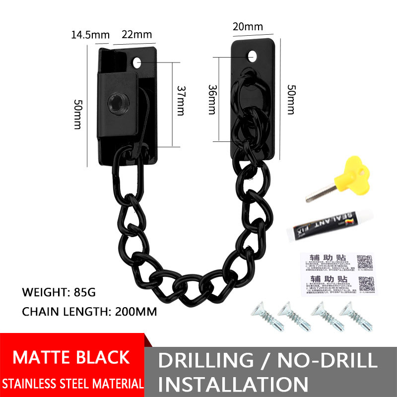 20cm Removable(Dril free) Black