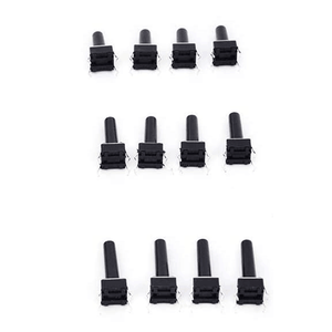 3.8 millimetri Micro Lato Interruttore Interruttore di Tatto Pulsante 4.5*4.5*3.8 millimetri 3 PIN Momentaneo Interruttore di Pulsante On Off 12v Piazza Interruttore di Tocco - Product Image 5