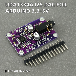 UDA1334A I2S DAC Audio Stereo Decoder Modul platine 1334 DAC Modul für Arduino 3.3 V-5V Hochleistungs-ICs Produkt