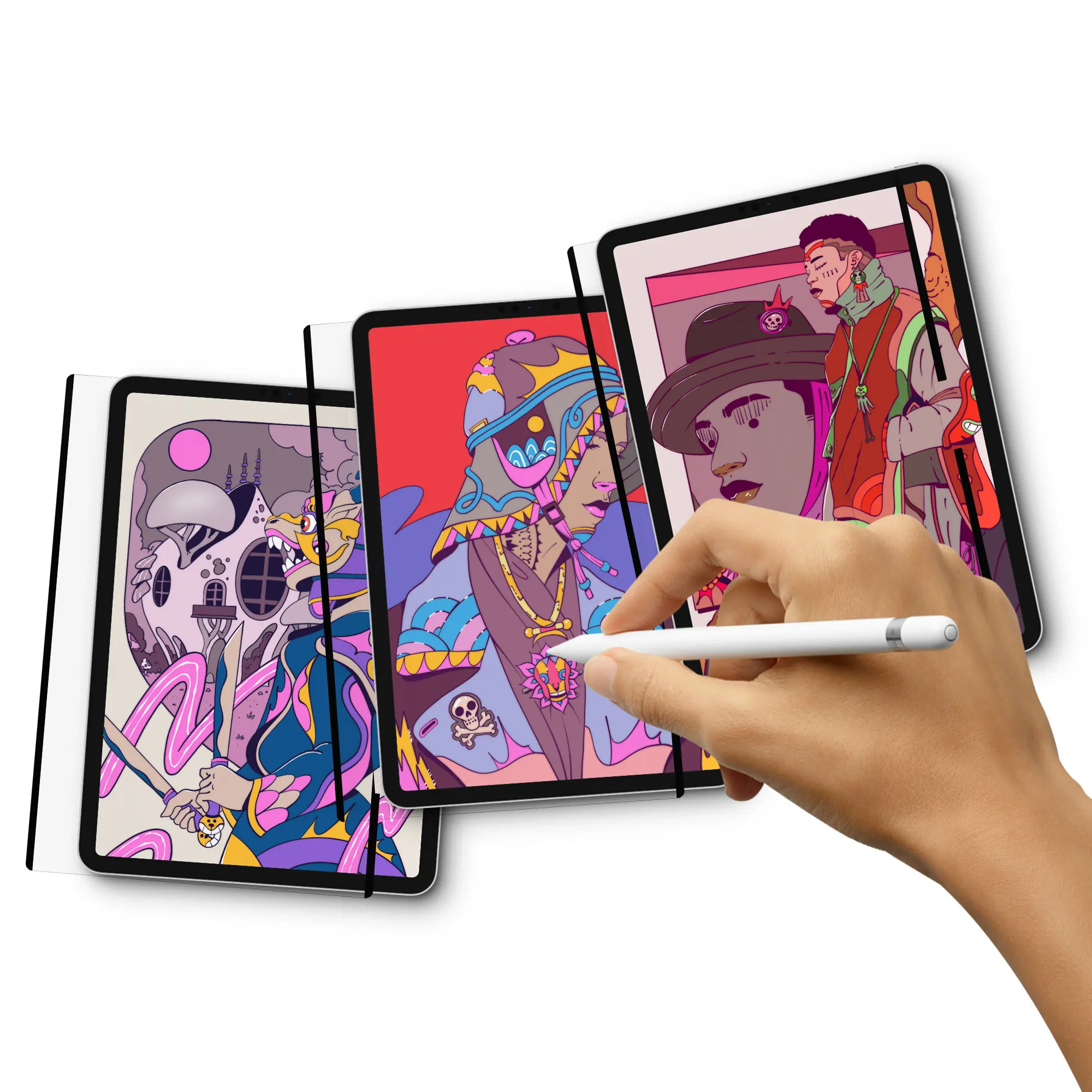 رقاقة حماية للشاشة بأبعاد مختلفة مصنوعة من الورق المقاوم للوهج غير اللامع من ANANK مخصصة لهواتف iPad 5/6 0 بشاشة حجمها 9.7 بوصة