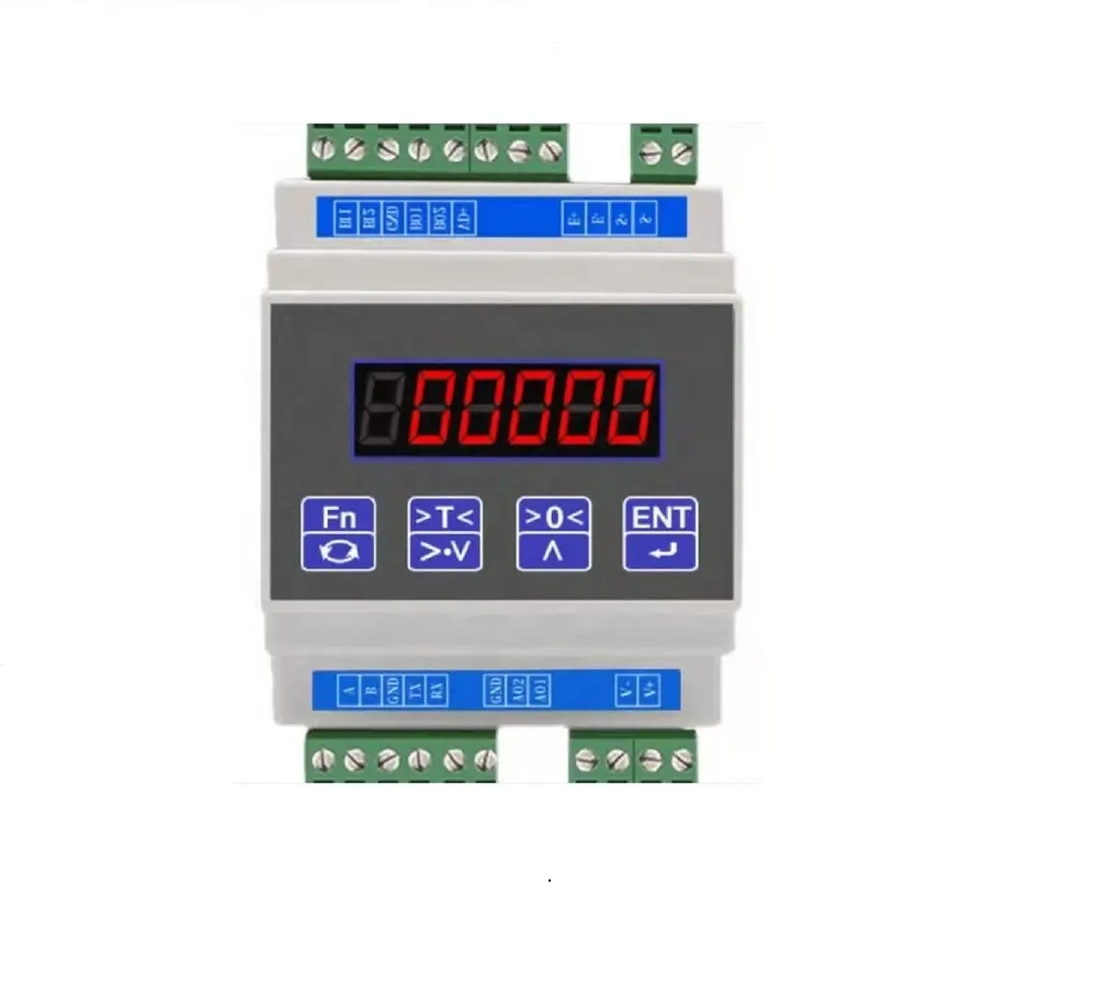 Medidor de peso con Control de materiales de plástico, indicador de peso Digital y controlador de peso, 4-20mA o 0-10V