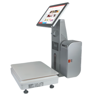 POS-Systeme Registrier kasse mit AI-Waage Checkout Scale Machine mit bewölktem Online-Android-Software programm für den Einzelhandel