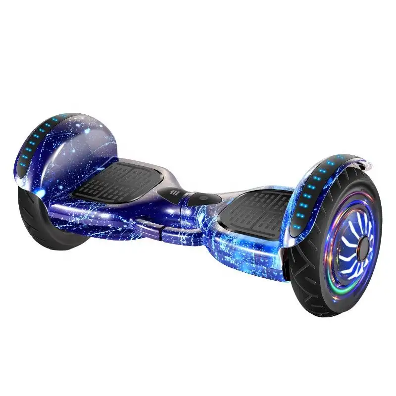 Goodseller 6.5 inç çocuklar LED ışık Bluetooth müzik iki tekerlek kendinden dengeleme Hoverboards araba akıllı denge elektrikli Scooter