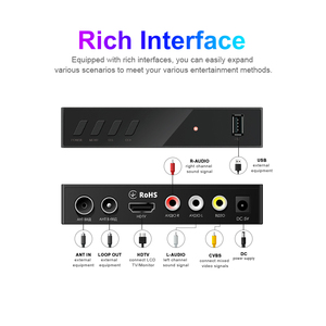 Rusya DVB-T2 TV dijital tuner OEM/ODM fabrika STB destek çoklu dil Air ücretsiz hava MeeCast HD DVB T2 alıcı - Product Image 4