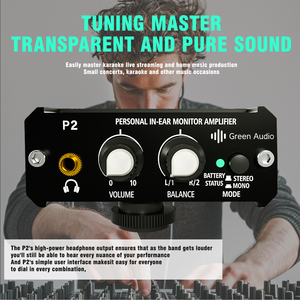 GAX-P2 2-way <strong>Headphone</strong> Amplifier for Drummer Instruments, Professional Audio Interface Performance Distributor - Product Image 5