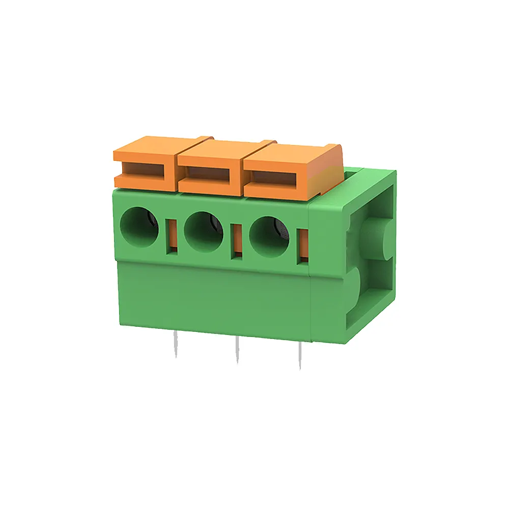 KF142R-5.08สาย22-14AWG ขั้วต่อ PCB แบบสปริงขั้วต่อขนาดเล็ก ffkds/H1-5.08 1790335 PCB ต่อแบบต่อ