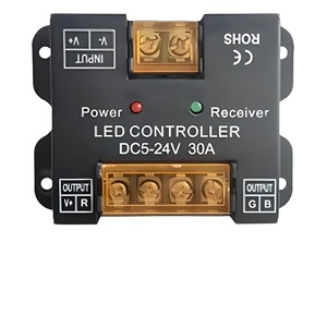 Заводской новый сенсорный контроллер с 6 клавишами 30A 12-24V диммер для RGB световой полосы PWM пульт дистанционного управления ROHS сертифицирован - Product Image 5