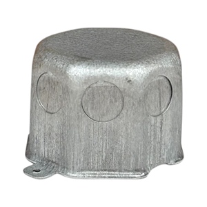 6.5 ס "מ עמוק 1.6 מ" מ עבה 1/2 אינץ 'נוקאאוט מתומן קופסת חשמל מגולוונת - Product Image 3