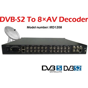 Broadcast IP/ASI to Av Converter/<strong>decoder</strong> Direct to Catv Modulator 16 Channels From Cable Tv Digital Headend - Product Image 2