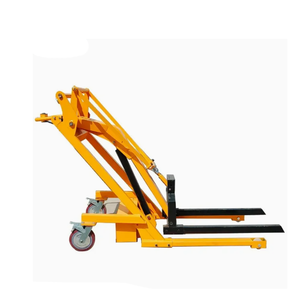 Carrello elevatore idraulico elettrico con braccio curvo carico e scarico piccolo veicolo flessibile di sollevamento e movimentazione - Product Image 1