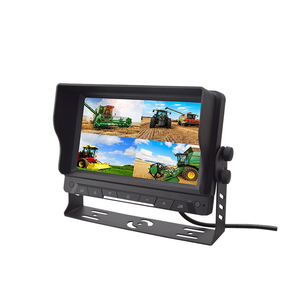 Monitor LCD TFT de 7 pulgadas para monitoreo de autobuses de camiones, pantalla dividida, sistema de cámara de 4 canales - Product Image 1
