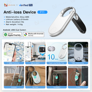 Uniean F11 Mini GPS Tracker Finder Định Vị Thông Minh Tag Mục Tracker Key Rosh Chứng Nhận Cho Apple Android Ví Chống Mất - Product Image 2