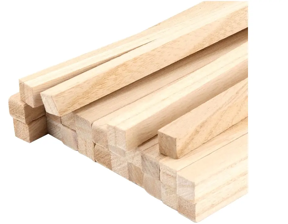 Bâton de balai en bois massif carré traditionnel Support de personnalisation machine de fabrication bâton en bois manche de balai bâton en bois
