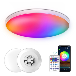 RGB Colorful Wifi Ceiling Lamp Luminaires Round <strong>Led</strong> <strong>Light</strong> Ceiling With Voice Control Cilling <strong>Light</strong> <strong>Led</strong> - Product Image 1