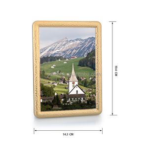 Wholesale in Stock Custom 13x18cm 5x7 Inch Metal Photo <strong>Frame</strong> Hammer Pattern Brushed Gold Plated with Lacquer Picture <strong>Frame</strong> - Product Image 2