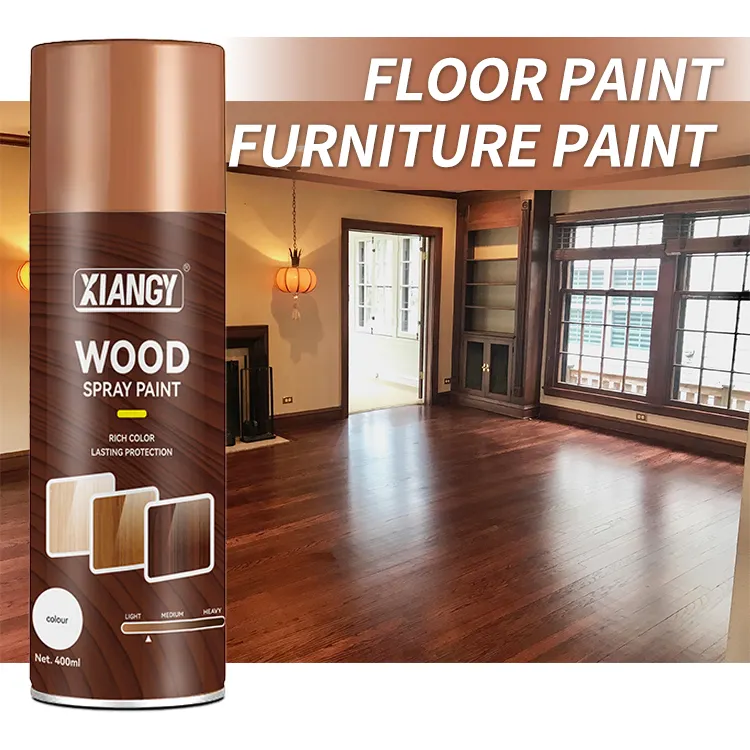 Spray paint for wood finishing