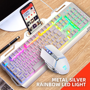 Juego de auriculares para Gamer con cable para ordenador teclado y ratón RGB, Combo LED,3 en 1, para juegos de ordenador - Product Image 4