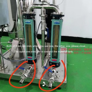 Otomatik kullanımı kolay gazlı meşrubat dolum makinesi işleme tesisi CO2 enjeksiyon karıştırma tankı/suyu içecek karıştırıcı