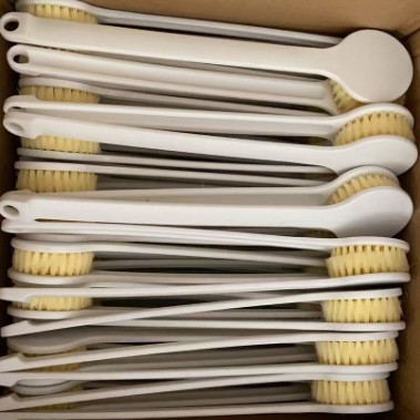 Brosse de bain blanche, petite taille, 33cm, 55g