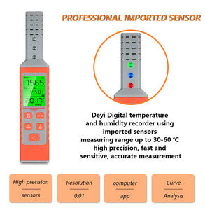 高精度实时显示温度湿度计OEM/ODM支持的仪器，用于测试数据 - Product Image 4