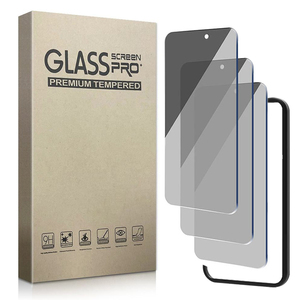 2/3パックHDプライバシーアンチスパイ携帯電話強化ガラススクリーンプロテクターforIphone 16 15 Pro Max with Easy Install Frame Kit - Product Image 5