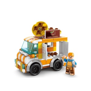 Nanoblocks DIY yapı taşları oyuncak çocuklar için 5 ila 7 yıl çocuk küçük parçacık sokak dükkanlar arabası serisi modeli oyuncak - Product Image 5