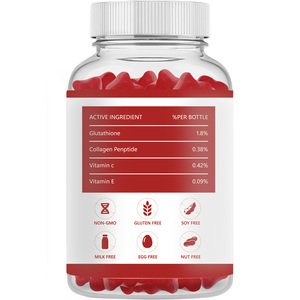Anti-Aging-Kollagen peptid ergänzung, aufhellende und aufhellende Haut, Glutathion-Gummi kollagen, <span class=keywords><strong>L</strong></span>-Glutathion-Gummis - Product Image 3
