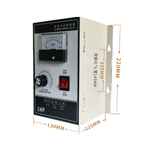 工业机械工具输送机用1HP 750瓦直流电机速度控制器220伏变速控制开关面板 - Product Image 2