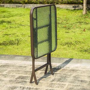 Hiện đạ<span class=keywords><strong>i</strong></span> gấp bảng Chất lượng cao Nước Tempered Kính vuông gấp bàn ăn cho khách sạn - Product Image 4