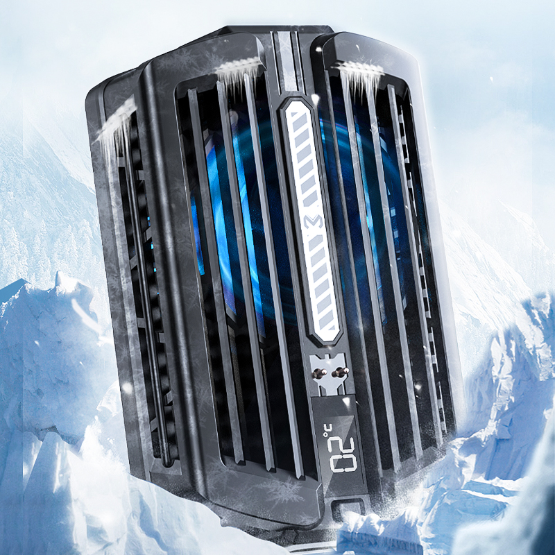 New Arrival MEMO DL10 RGB Phone Fun Cooler Phone Mobile Cooler with 2000mAh Battery