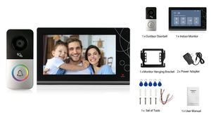 VIDEW 7 pollici intelligente interfono industriale citofono porta ip campanello costruzione citofono porta telefono con controllo accessi - Product Image 2