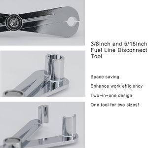 Double-Ended Fuel Line Disconnect Scissor <strong>Tool</strong> 5/16in and 3/8in Vehicle Fuel Line Compatible with GM Ford <strong>Mazda</strong> - Product Image 4
