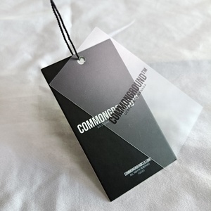 Garment <strong>Hang</strong> <strong>Tag</strong> <strong>String</strong> Snap Lock Fastener Hook Pvc Hanging Plastic Price HangTag Square <strong>Hang</strong> <strong>Tag</strong> Label Kraft Paper Folded - Product Image 2